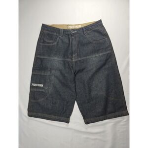 Phat Farm oversized denim shorts 90‘ S\\hip-hop